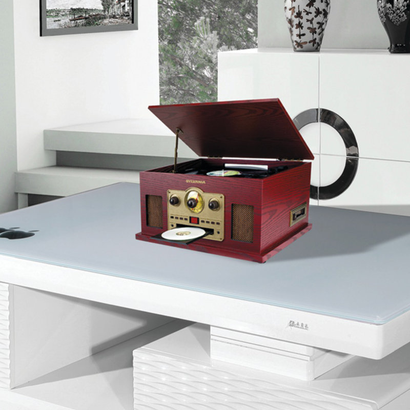 Sylvania Nostalgia 5in1 Turntable/CD/Radio/Cassette Player & Reviews